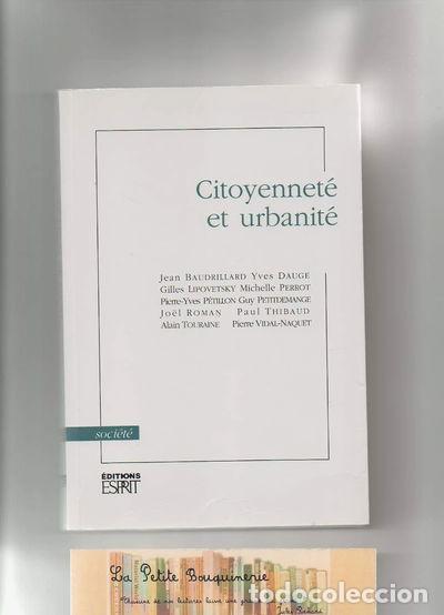 Livres: Citoyennet&eacute; et urbanit&eacute;- 9782909210032