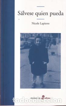 Libros: S&aacute;lvese quien pueda - Nicole Lapierre - Foto 1