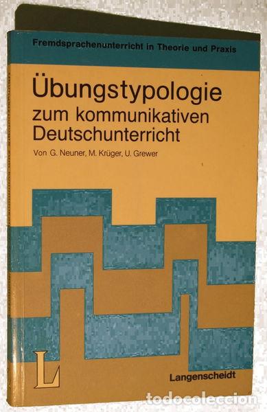Libros: &Uuml;bungstypologie zum kommunikativen Deutschunterricht- 9783468494307