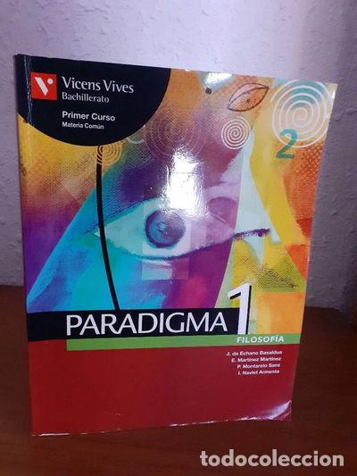 Libros: Paradigma 1 Filosof&iacute;a- 9788431664534