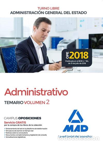books: Administrativo de la Administraci&oacute;n General del Estado (Turno Libre). Temario...- 9788414220849