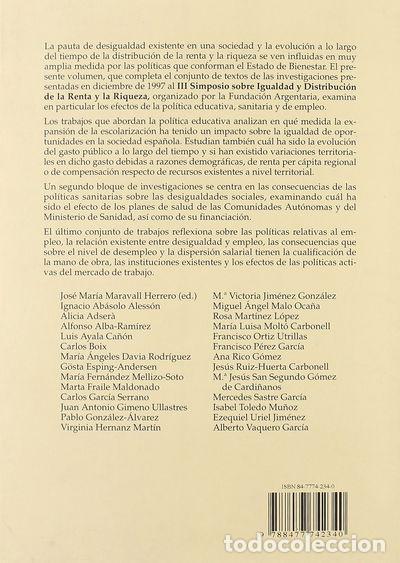 Libri di seconda mano: Pol&iacute;ticas de bienestar y desempleo- 9788477742340