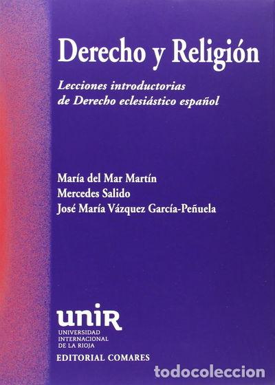 books: Derecho y religi&oacute;n- 9788490451366