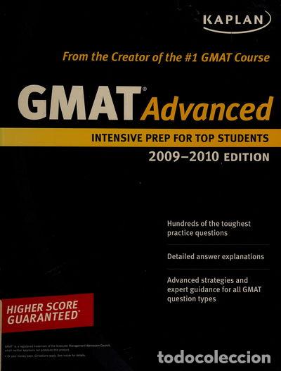 Libros: Kaplan GMAT Advanced- 9781419552557 - Foto 1