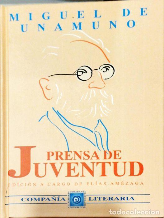 Libros: Prensa de juventud - DE UNAMUNO, MIGUEL - Foto 1