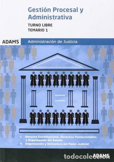 Libri di seconda mano: Gesti&oacute;n Procesal y Administrativa, Turno Libre. Temario 1- 9788490845097