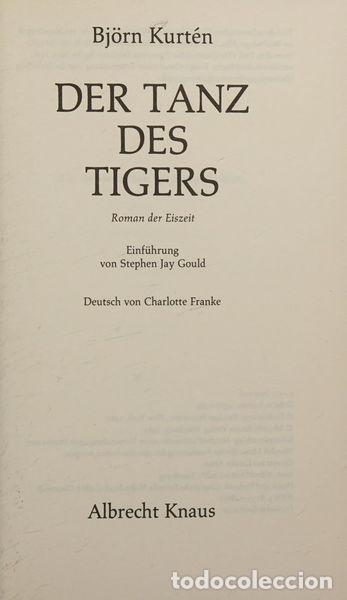 Libros: Der Tanz des Tigers- 9783813512809 - Foto 1