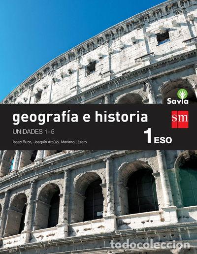 Libros: Geograf&iacute;a e Historia. 1 ESO. Savia. Trimestres- 9788467583427