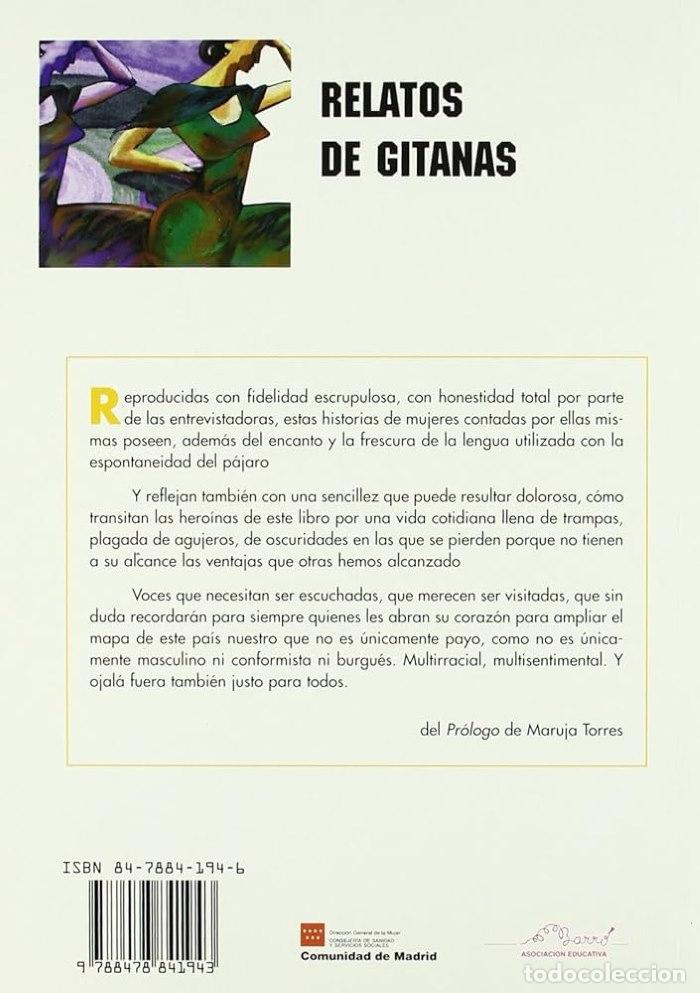 Libros: RELATOS DE GITANAS - Asociaci&oacute;n Barr&oacute; - Foto 2