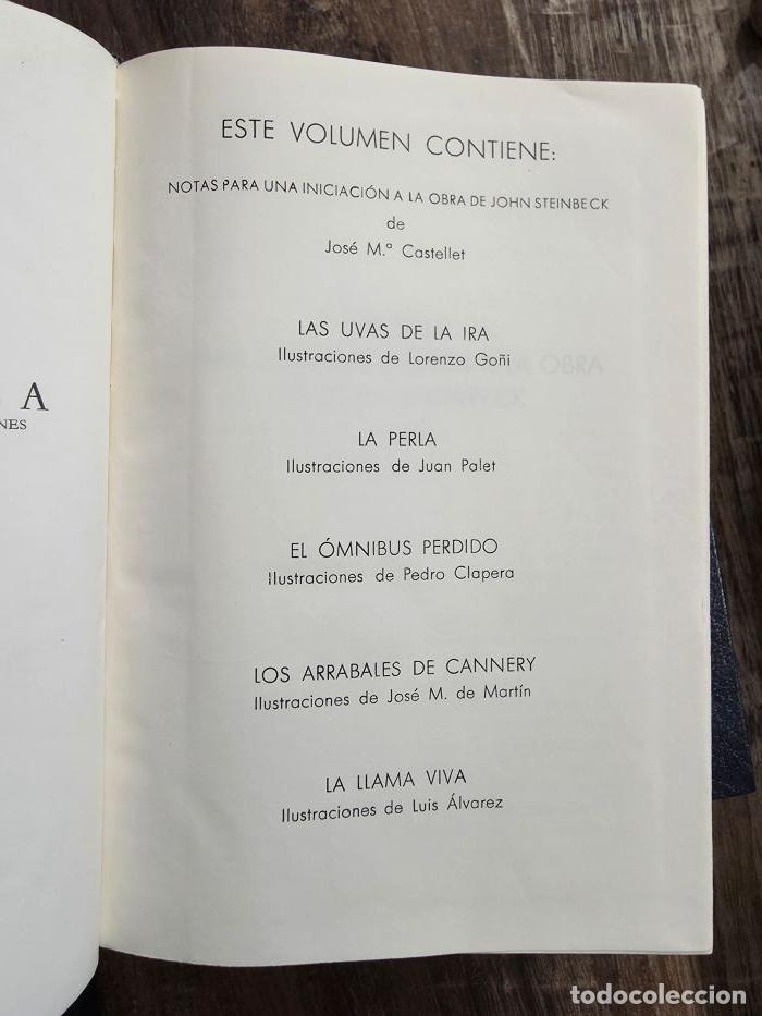 Libros: OBRAS COMPLETAS. JOHN STEINBECK (TOMOS I Y II) - John Steinbeck - Foto 3
