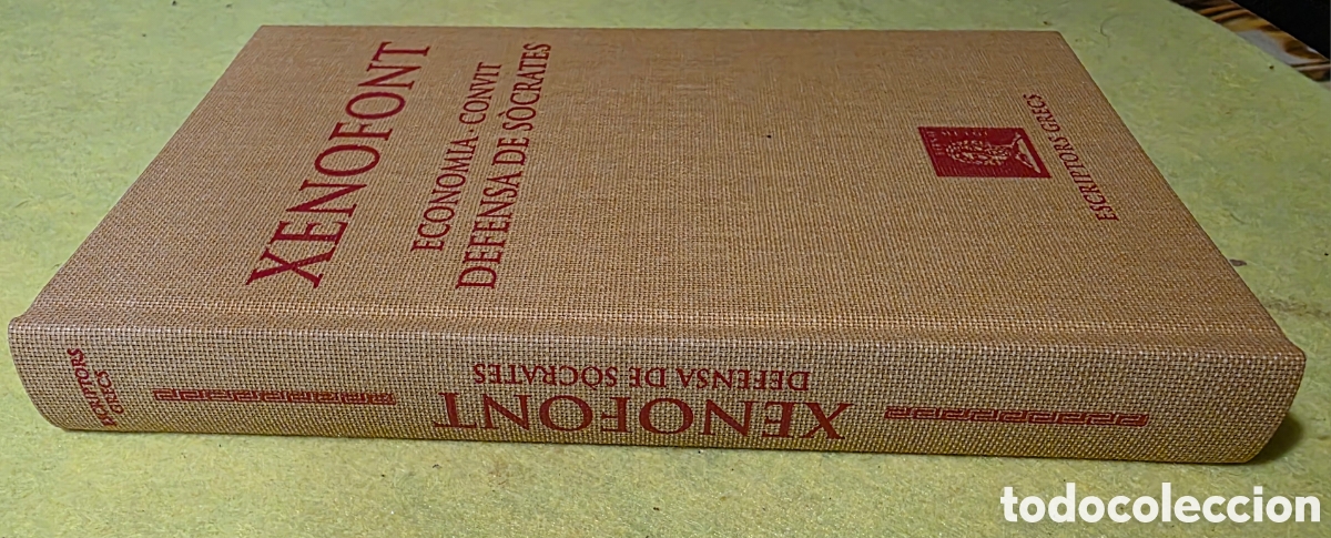 Libros: Escriptors grecs i llatins. Xenofont.Defensa de socrates