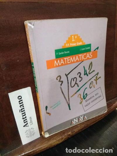 Libros: Matem&aacute;ticas 1 FP 1- 9788420732848 - Foto 1