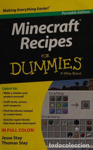Libros: Minecraft Recipes for Dummies- 9781118968277 - Foto 1