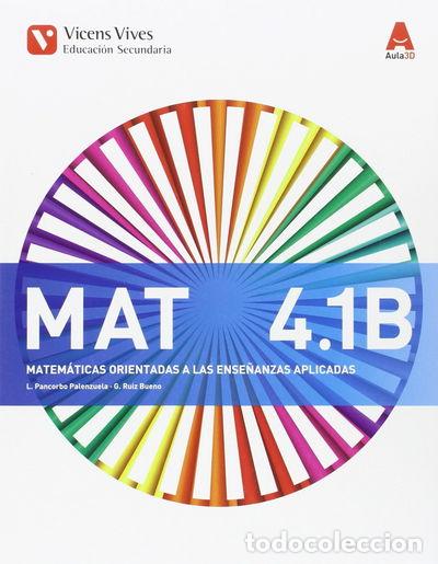 Libri di seconda mano: Matem&aacute;ticas 4.1B 4&ordm; ESO opci&oacute;n B- 9788468235769