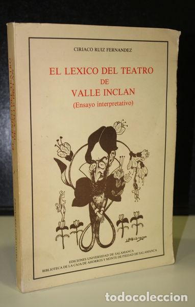 Libros: El L&eacute;xico del teatro de Valle Incl&aacute;n- 9788474811520