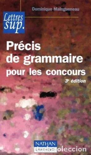 Libros: Pr&eacute;cis de grammaire pour les concours- 9782091911618 - Foto 1