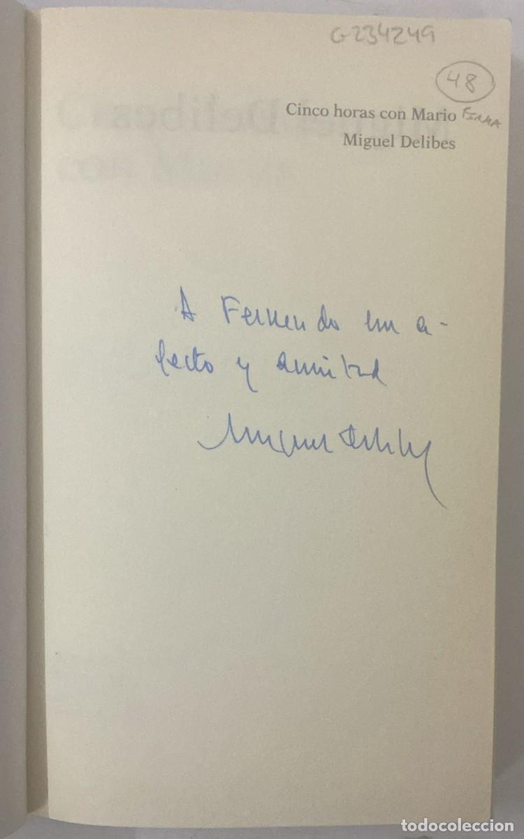 Libros: Cinco horas con Mario - Delibes, Miguel - Foto 2