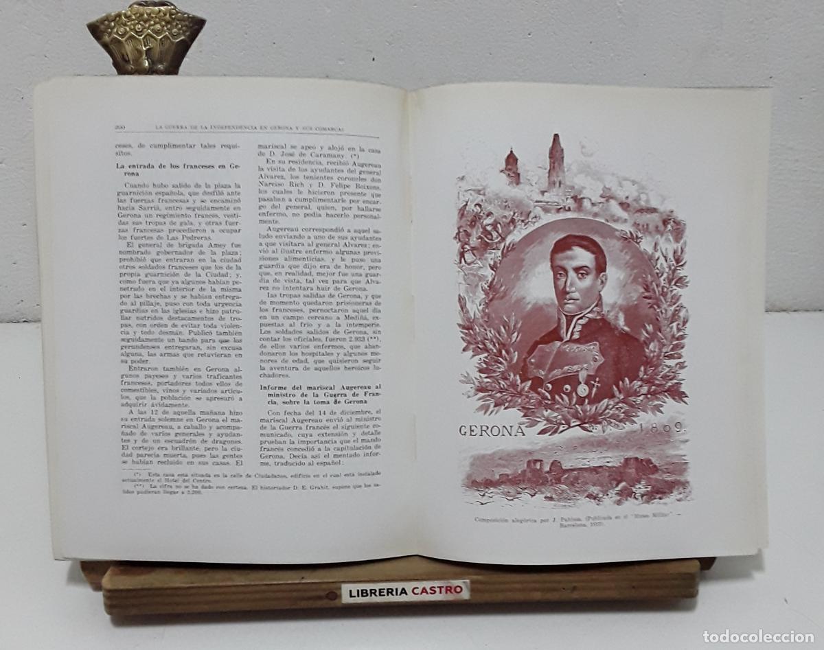 Libros: La guerra de la independencia en Gerona y sus comarcas - Joaqu&iacute;n Pla Cargol. - Foto 2