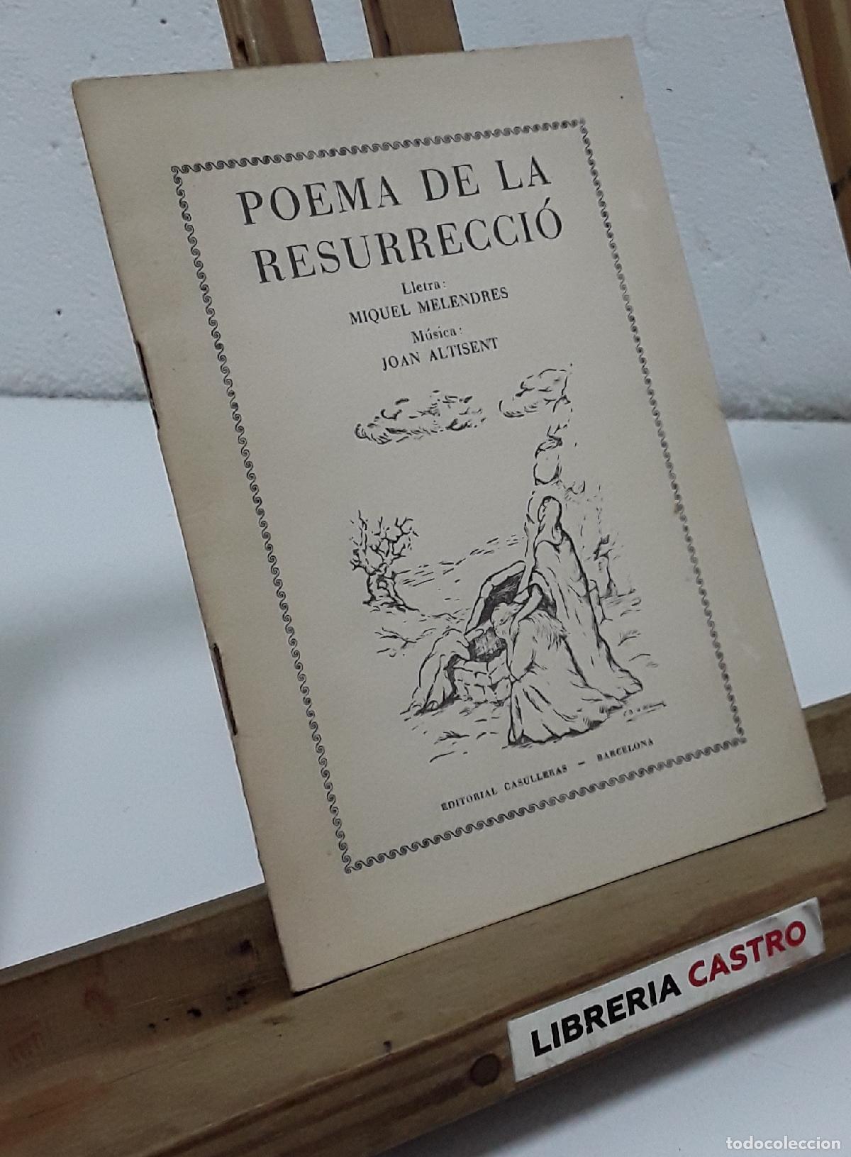 Libros: Poema de la resurrecci&oacute; - Miquel Melendres. - Foto 1