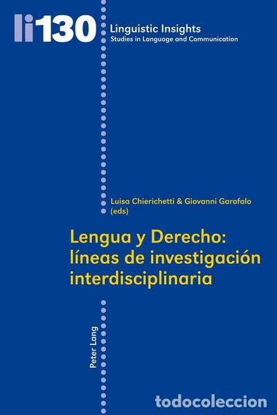 Libros: Lengua y Derecho- 9783034304634 - Foto 1