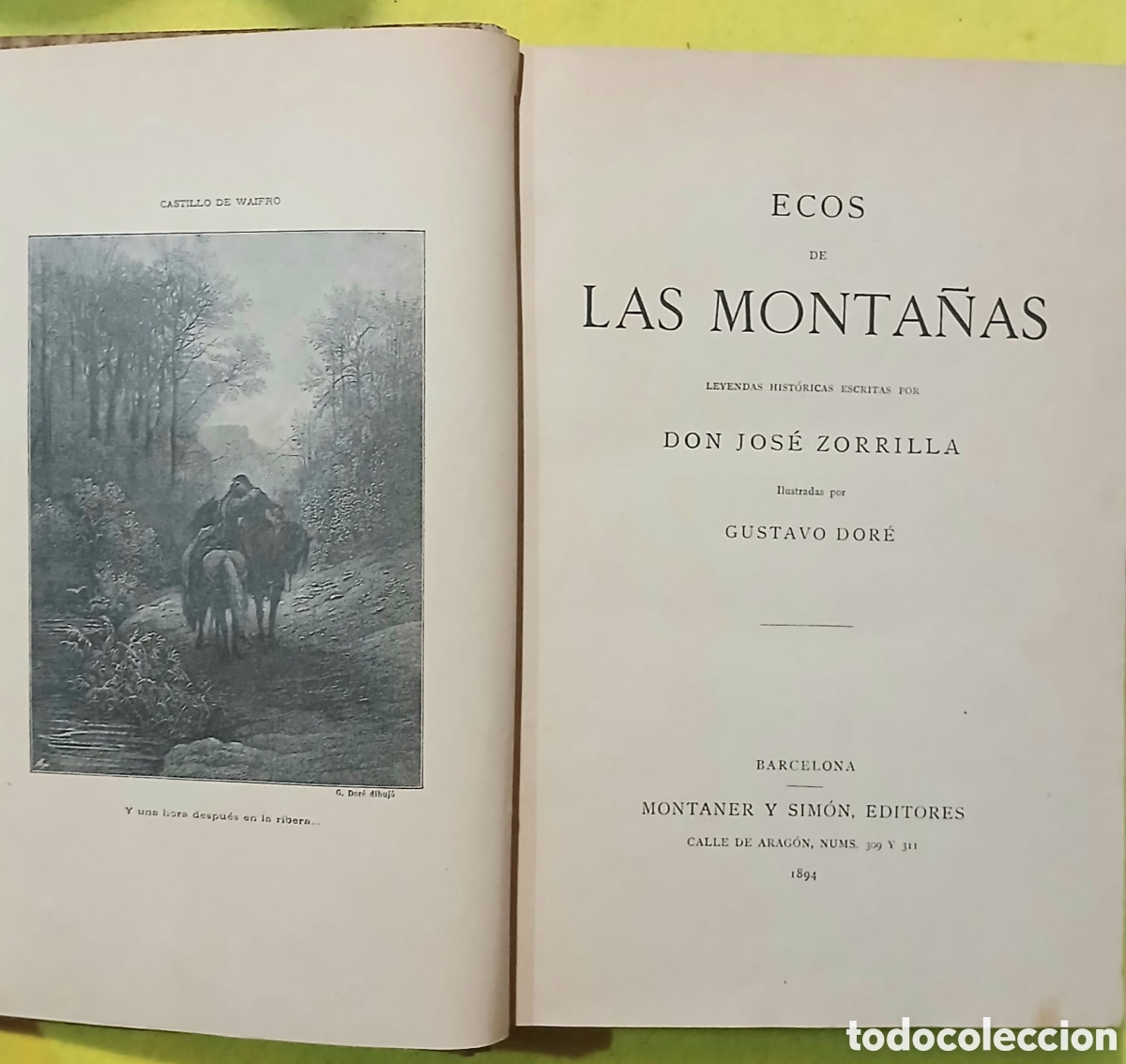Libros: Ecos de la monta&ntilde;a, Jos&eacute; Zorrilla - Foto 3