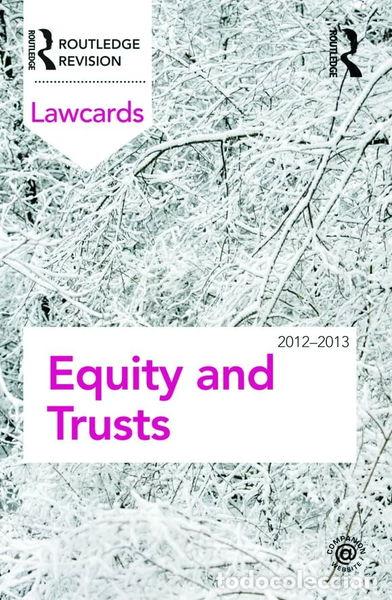 Libros: Equity and Trusts Lawcards- 9780415683364 - Foto 1