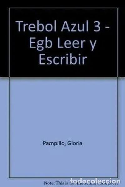 Libros: Tr&eacute;bol Azul 3 - EGB Leer y Escribir- 9789507011856