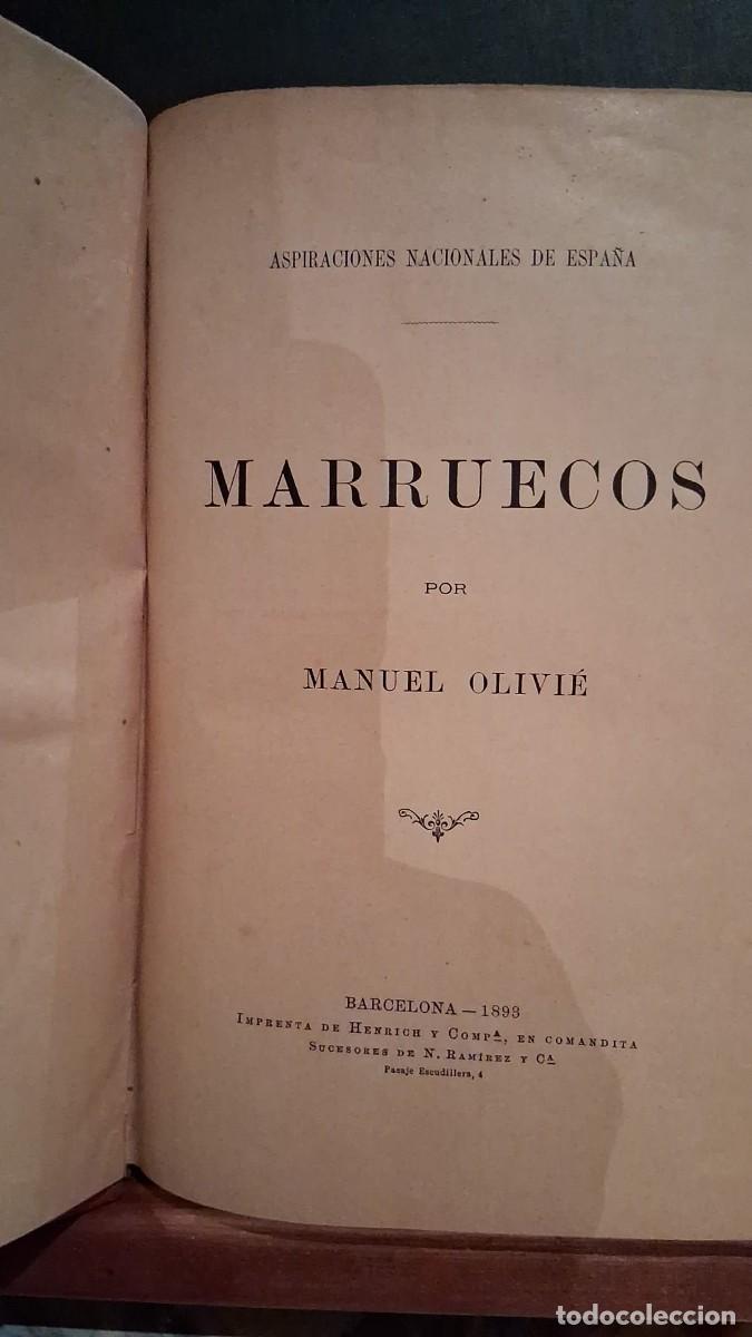 Libros: Aspiraciones naciolaes de Espa&ntilde;a Marruecos