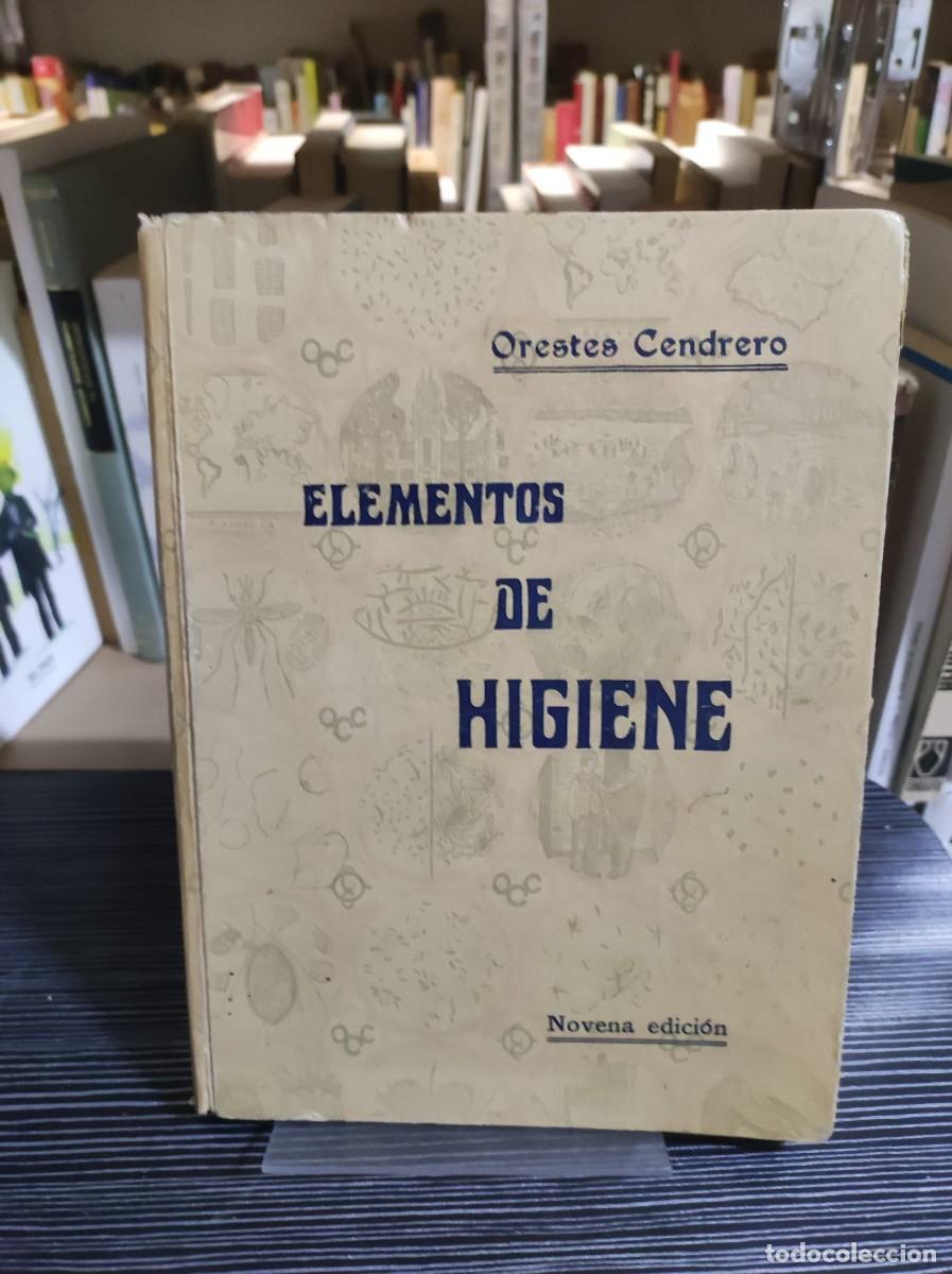 Libros: Elementos de Higiene Orestes Cendrero - Foto 1