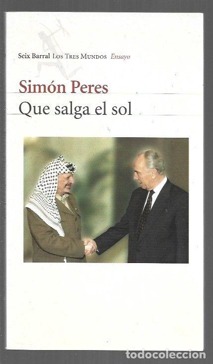Libros: QUE SALGA EL SOL - PERES, SIMON - Foto 1