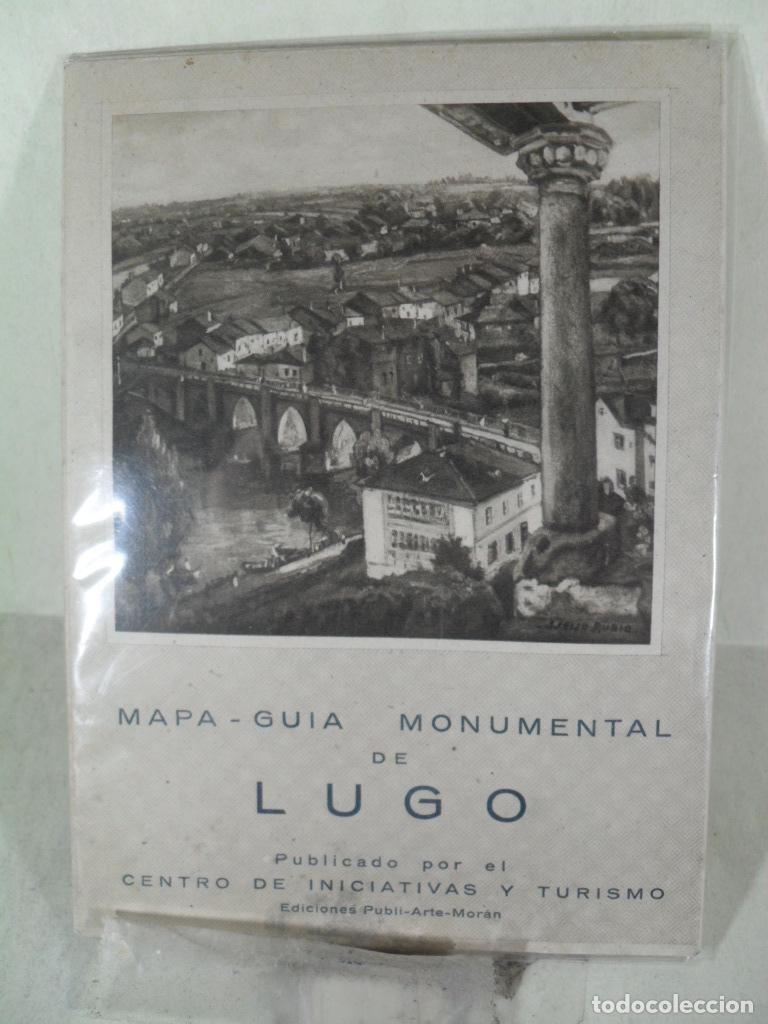 Libros: MAPA GUIA MONUMENTAL DE LUGO - VARIOS - Foto 1