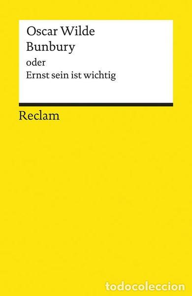 Libros: Bunbury oder Ernst sein ist wichtig- 9783150084984 - Foto 1