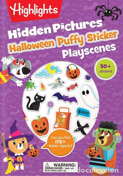 Libros: Halloween Hidden Pictures Puffy Sticker Playscenes- 9781644721162