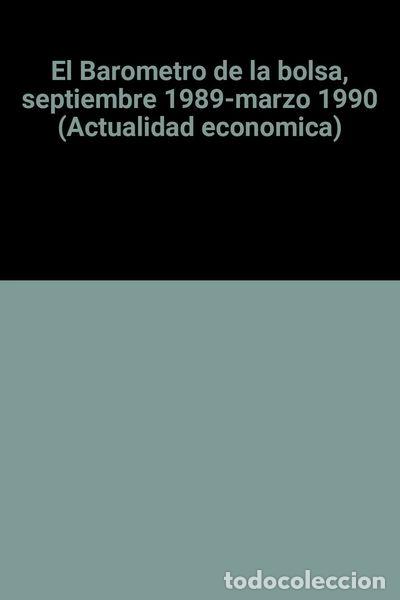 Libros: El Bar&oacute;metro de la Bolsa- 9788485617159 - Foto 1