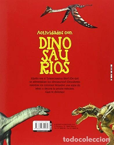 Libros: Actividades con dinosaurios- 9788467750430