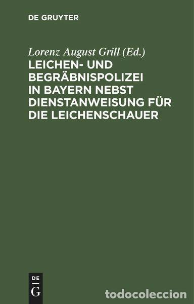 Libros: Leichen- und Begr&auml;bnispolizei in Bayern- 9783112445235 - Foto 1