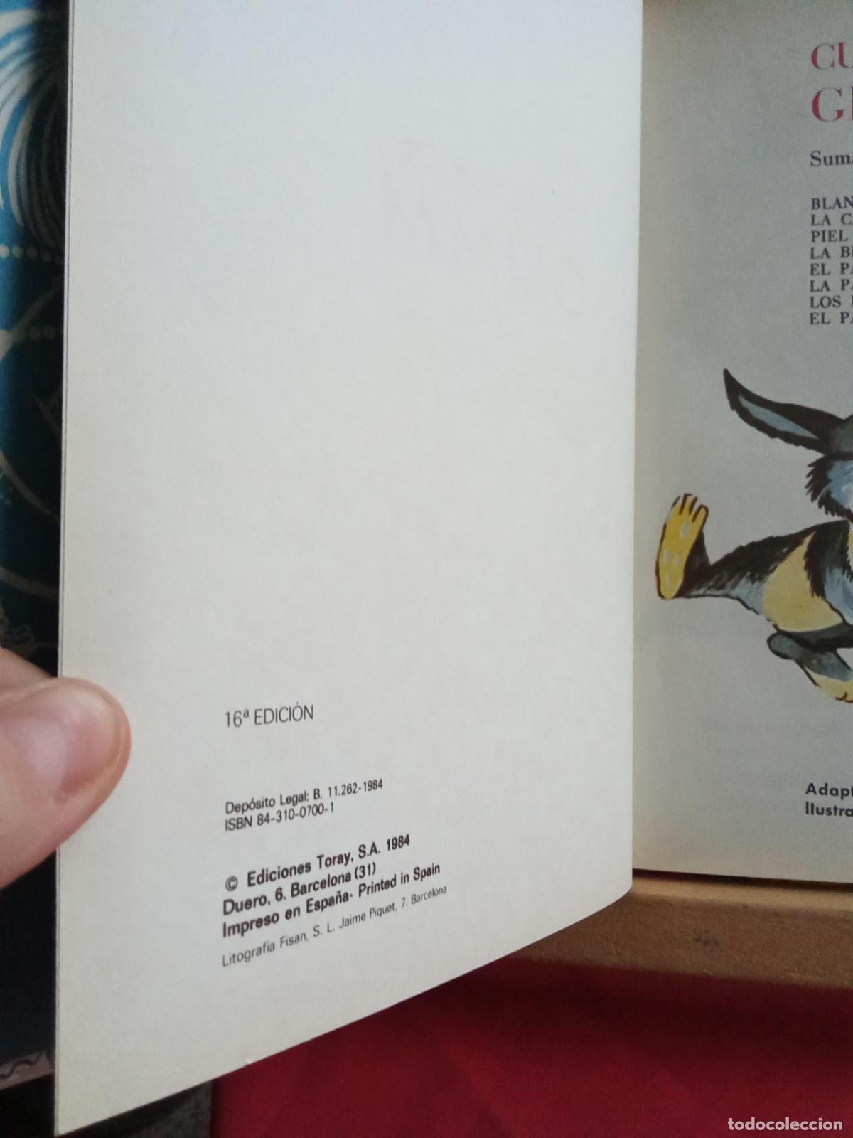 Libros: Cuentos de Grimm. Mar&iacute;a Pascual 1984 Ed. Toray CO.1720 - Foto 4