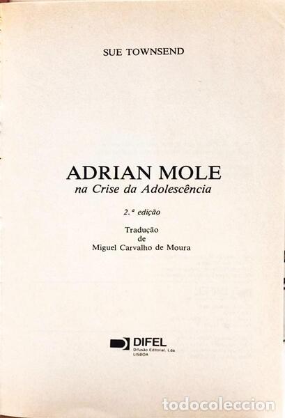 Libros: TOWNSEND. (Sue) - ADRIAN MOLE NA CRISE DA ADOLESC&Ecirc;NCIA. - Foto 2
