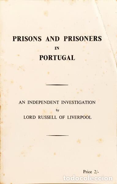 B&uuml;cher: RUSSELL. - PRISONS AND PRISONERS IN PORTUGAL.