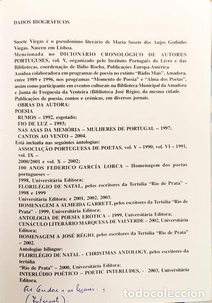 Libros: VIEGAS. (Susete) - CANTOS AO VENTO. - Foto 2