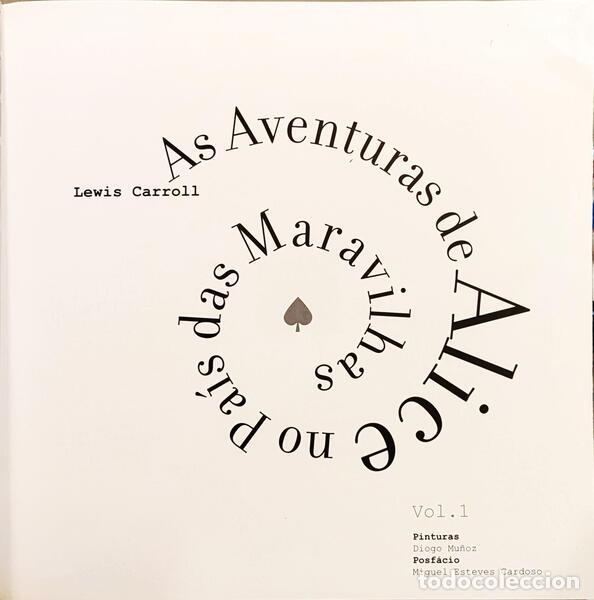 Libros: CARROLL. (Lewis) - AS AVENTURAS DE ALICE NO PA&Iacute;S DAS MARAVILHAS. [2 VOLS.]