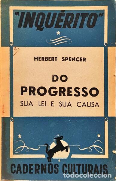 Libros: SPENCER. (Herbert) - DO PROGRESSO, SUA LEI E SUA CAUSA. - Foto 1