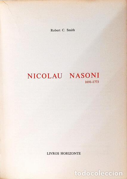 Libros: SMITH. (Robert C.) - NICOLAU NASONI, 1691-1773. - Foto 2