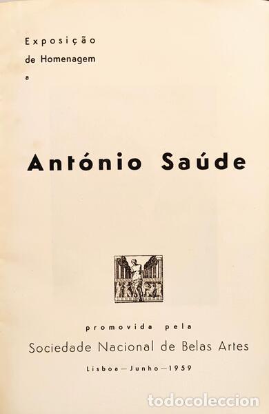 Libros: EXPOSI&Ccedil;&Atilde;O DE HOMENAGEM A ANT&Oacute;NIO SA&Uacute;DE. - Foto 2