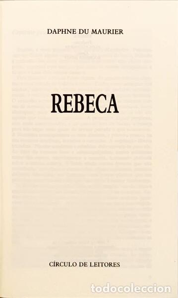 Libros: MAURIER. (Daphne du) - REBECA. - Foto 2