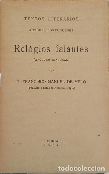 Libri di seconda mano: MELO. (D. Francisco Manuel de) - AP&Oacute;LOGO DIALOGAL: REL&Oacute;GIOS FALANTES.
