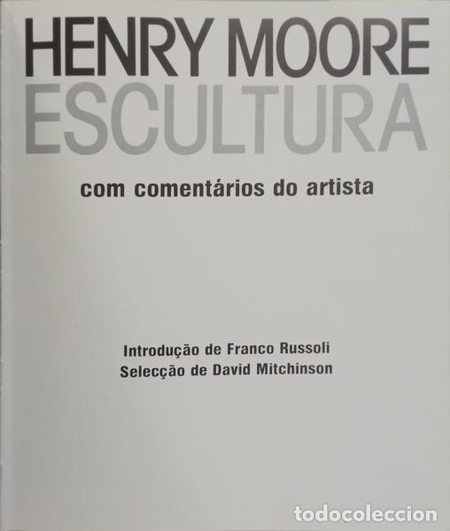 Libros: HENRY MOORE, ESCULTURA. - Foto 2