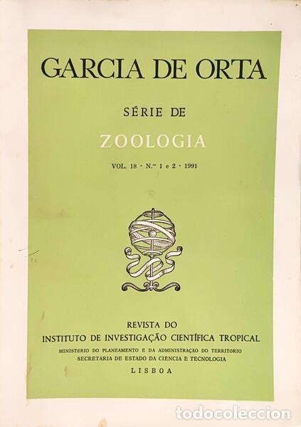 B&uuml;cher: ORTA. (Garcia de) - S&Eacute;RIE DE ZOOLOGIA. VOL. 18, N.&ordm; 1 E 2. 1991.