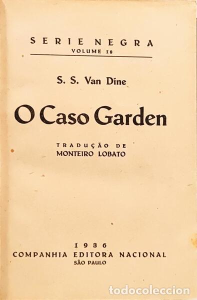 Libros: VAN DINE. (S. S.) - O CASO GARDEN. - Foto 1