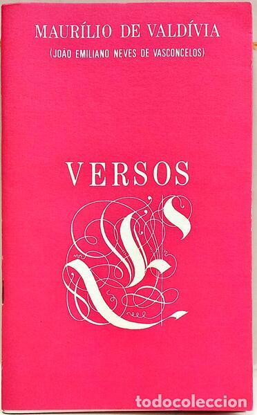 Libros: MAUR&Iacute;LIO DE VALD&Iacute;VIA. - VERSOS. - Foto 1